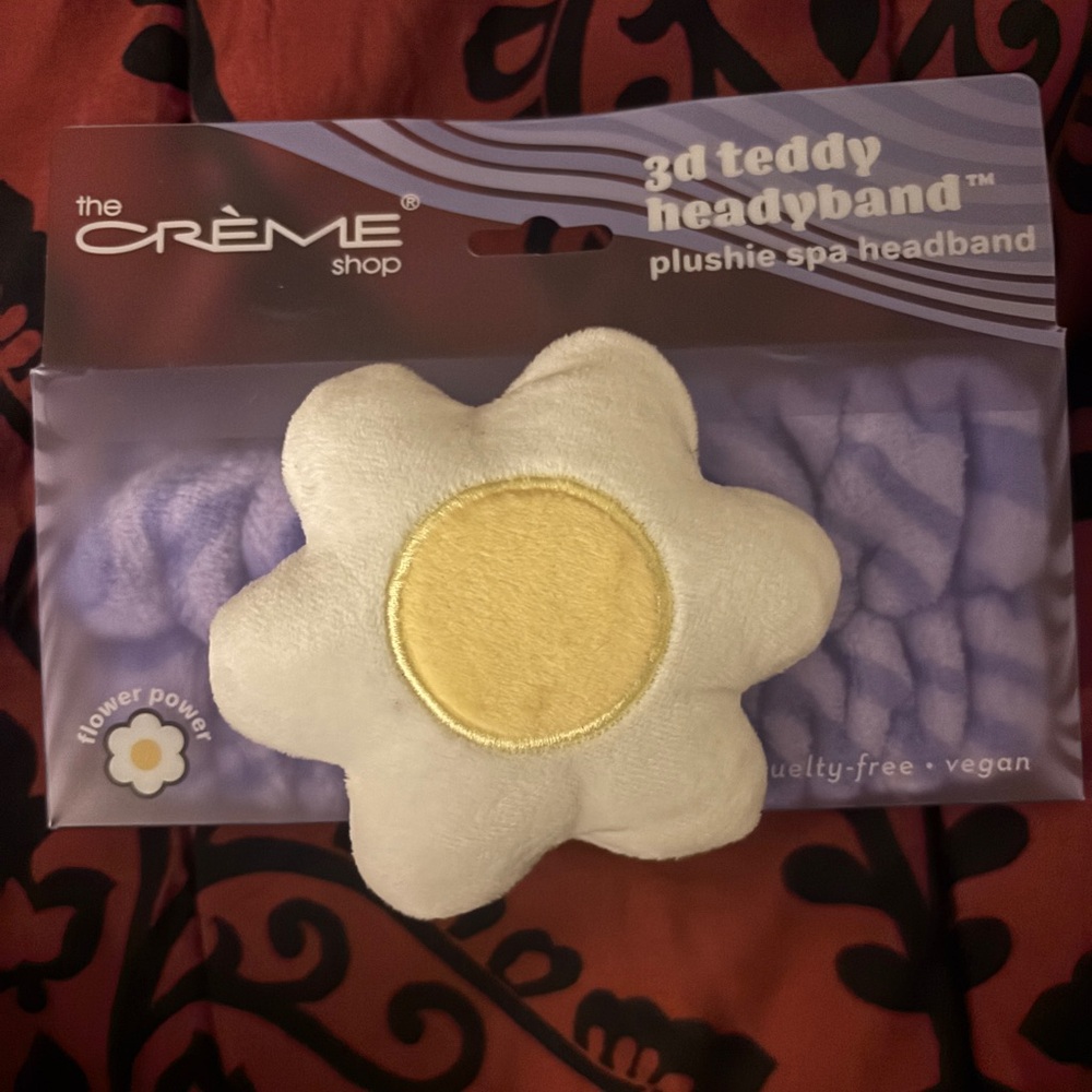 The Crème Shop 3D Teddy Headband - White and Yellow